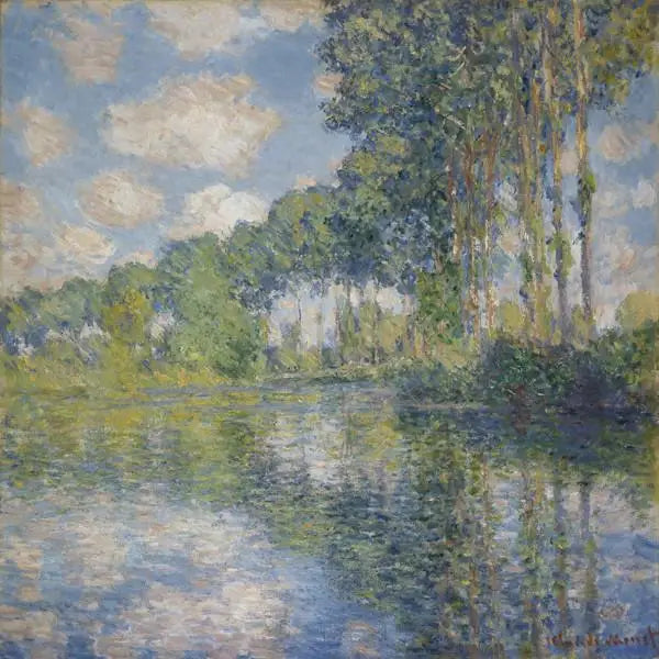 Poppelträd vid Epte - Claude Monet