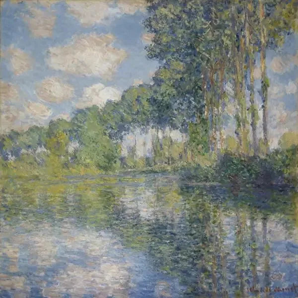 Poppelträd vid Epte - Claude Monet