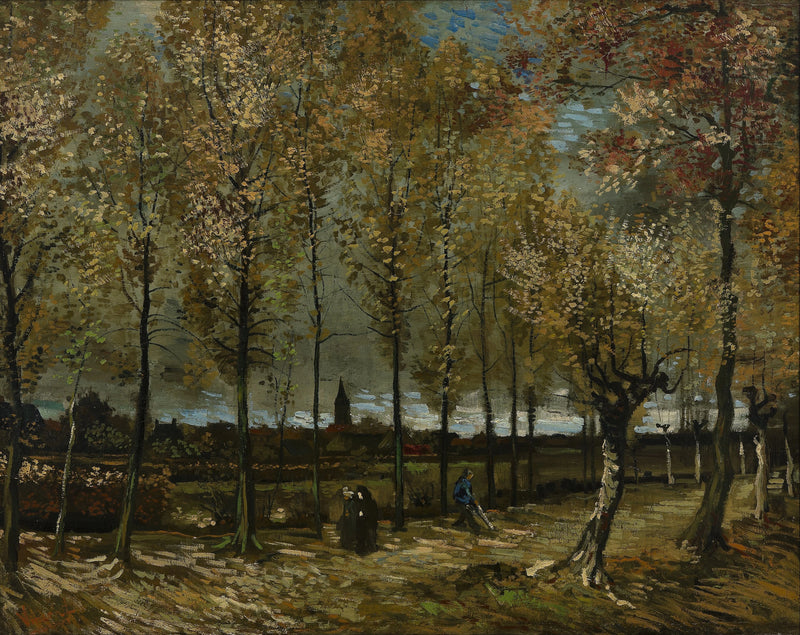 Popplar nära Nuenen - Vincent van Gogh