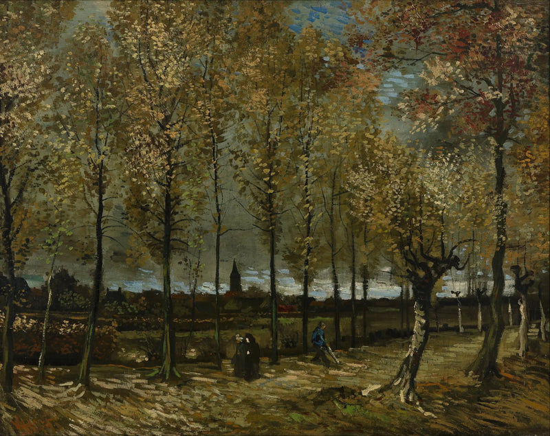 Popplar nära Nuenen - Vincent van Gogh