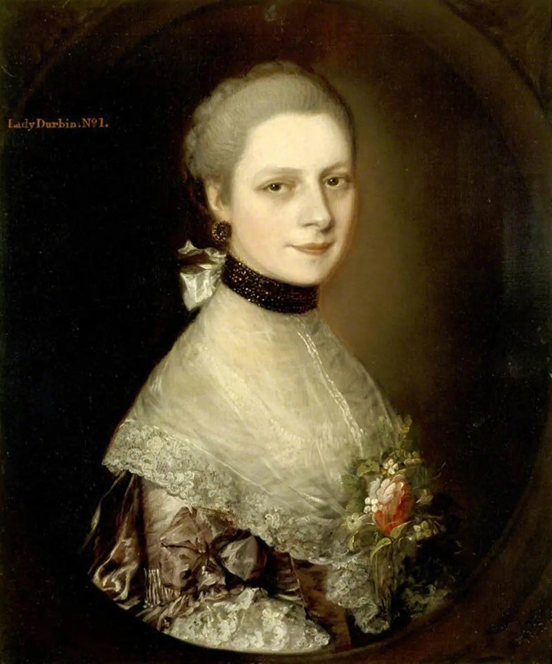 Kanske Elizabeth Collett, Mme John Durbin (1737-1759) - Thomas Gainsborough