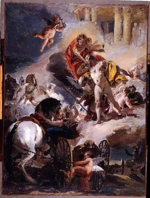 Phaéton och Apollon - Giovanni Battista Tiepolo