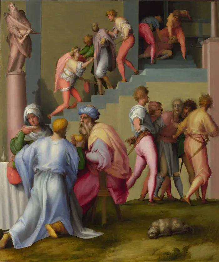 Farao med sin butler och sin bagare - Pontormo