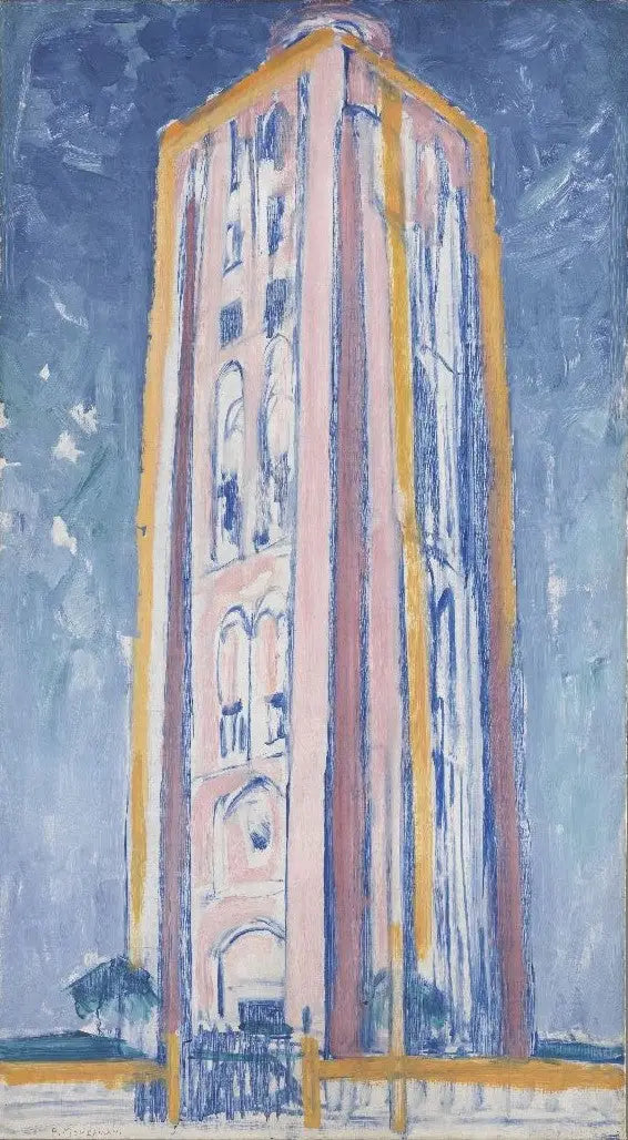 Reproduction du tableau « Phare de Westkapelle - Piet Mondrian » par Alpha Reproduction en peinture à l’huile