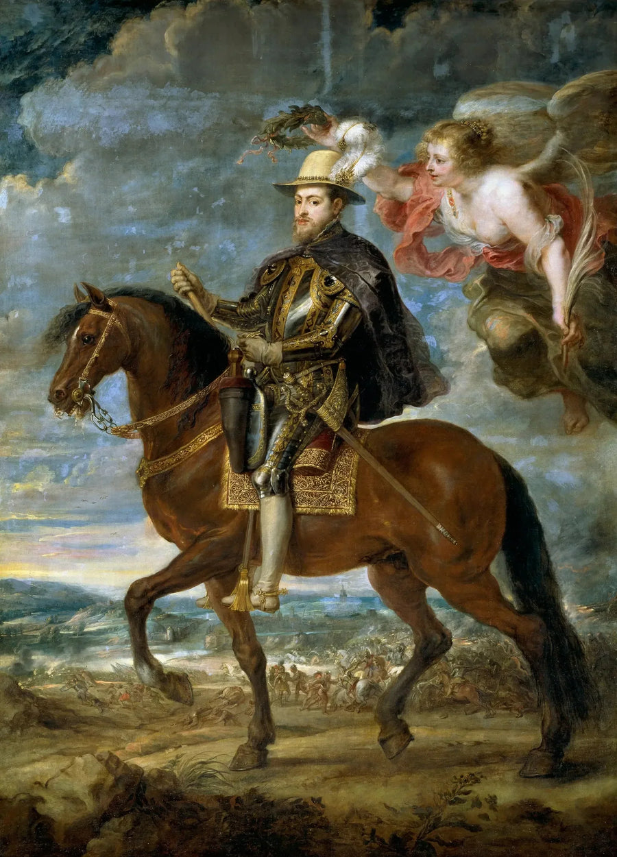 Philippe II på häst - Peter Paul Rubens