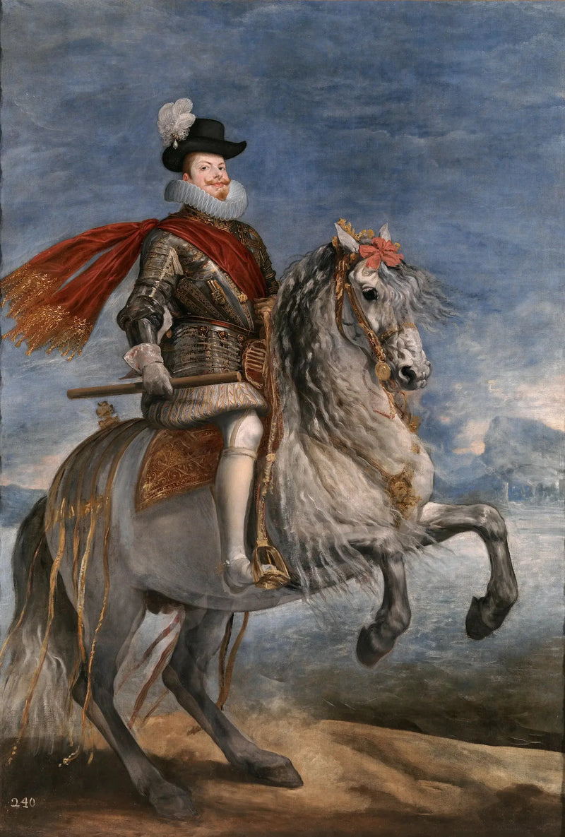 Philippe III på häst - Diego Velázquez