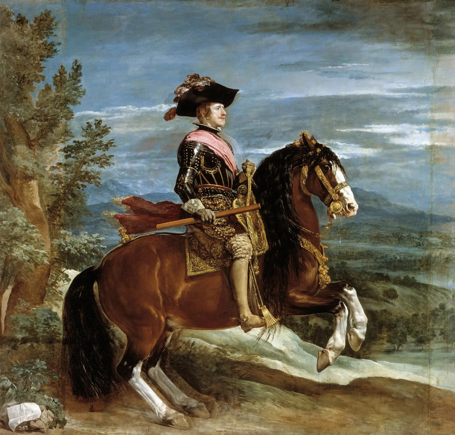 Filip IV till häst - Diego Velázquez