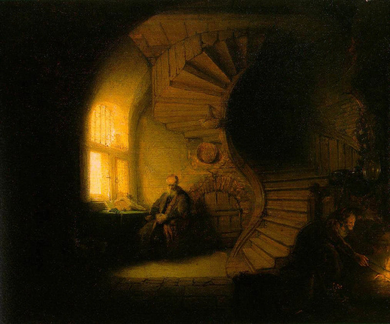 Filosof i kontemplation - Rembrandt