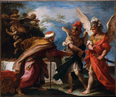 Phineas och Boréas' söner - Sebastiano Ricci