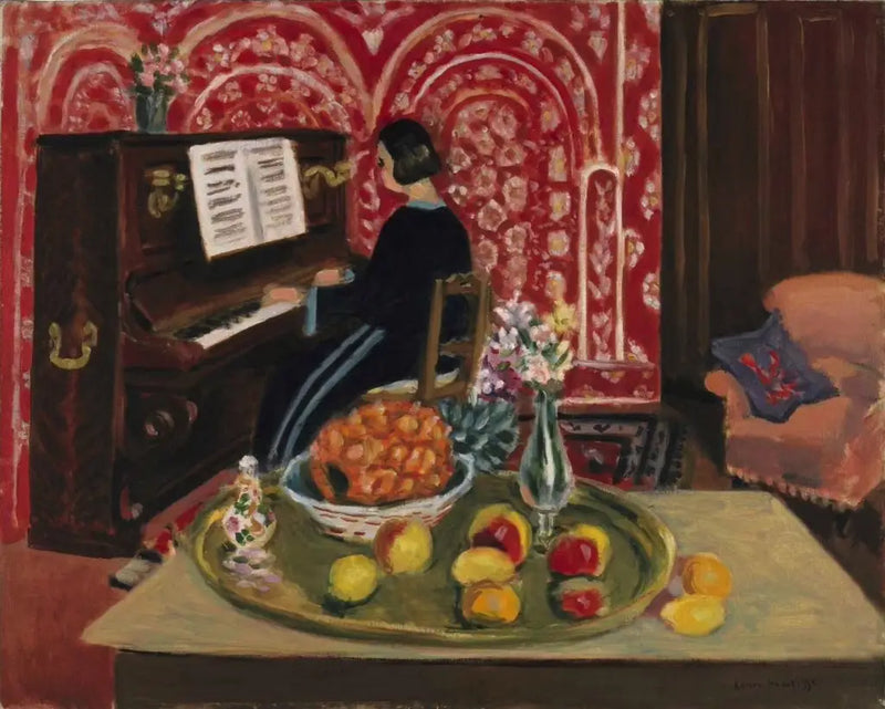 Pianist vid stilleben - Henri Matisse