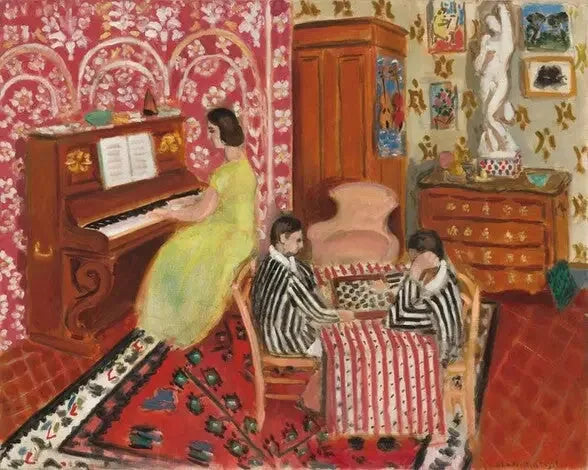 Pianist och Damspelare - Henri Matisse