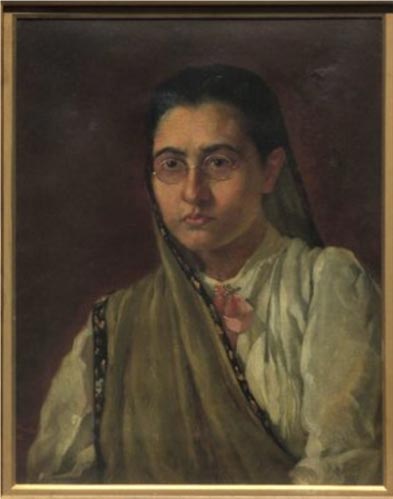 Portrait d’une femme parsie - M. F. Pithawalla