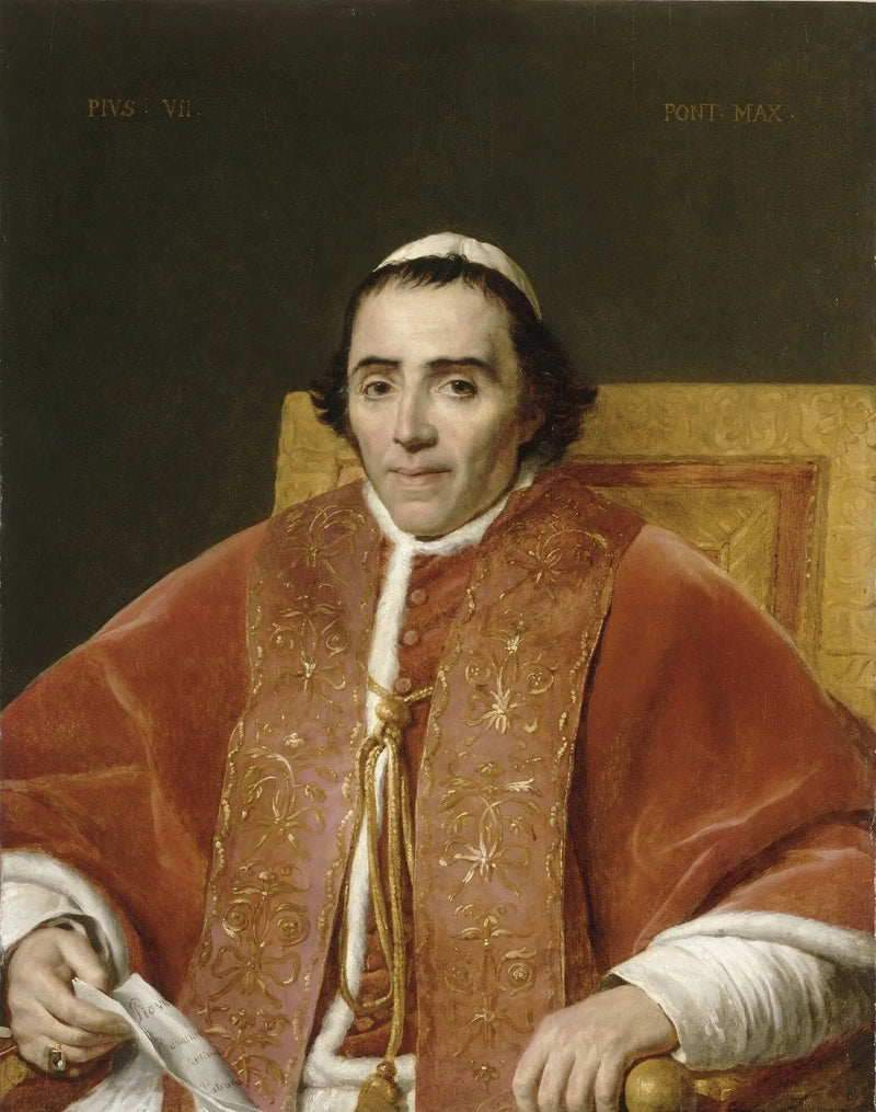 Pius VII, påve (1740-1823) - Jacques-Louis David