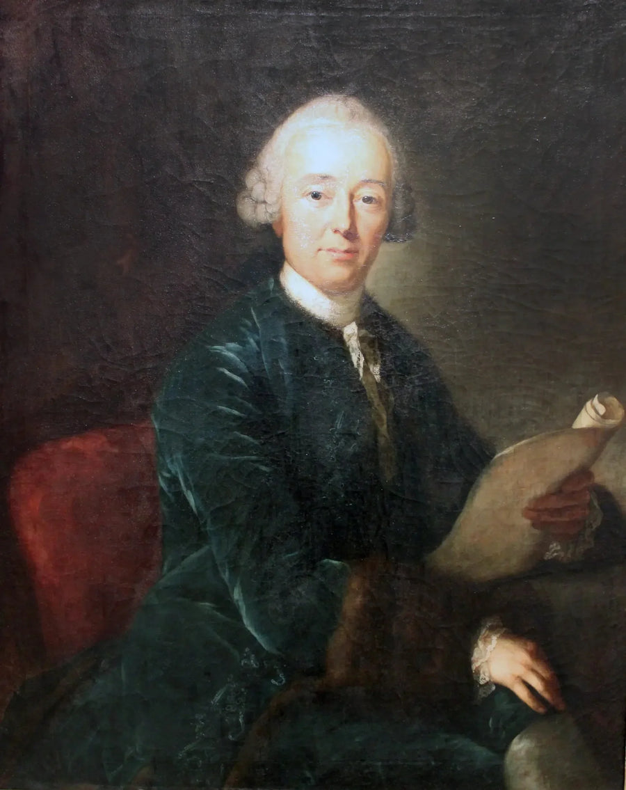 Pierre Auguste de Schönberg, husföreståndare för kurfursten av Sachsen - Anton Graff