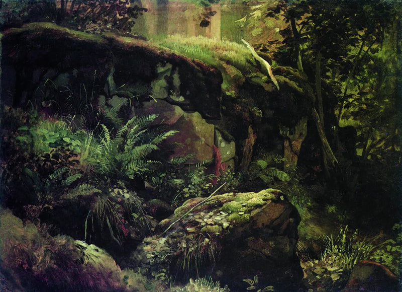Stenar i skogen. Valaam - Ivan Chichkine