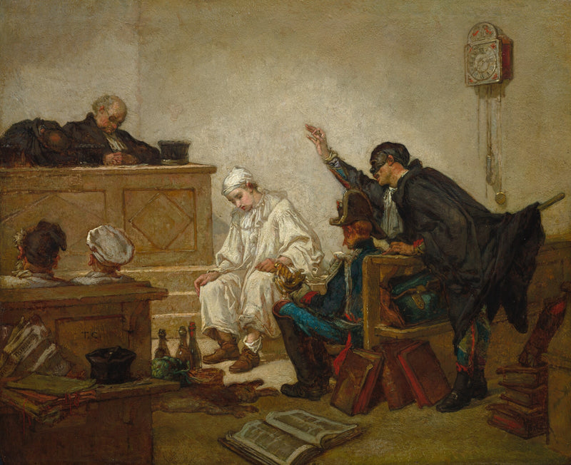 Pierrot au tribunal correctionnel - Thomas Couture