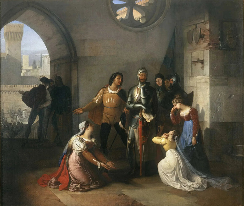 Pietro Rossi fånge hos Scaligeri - Francesco Hayez
