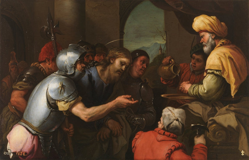 Pilate tvättar händerna - Luca Giordano