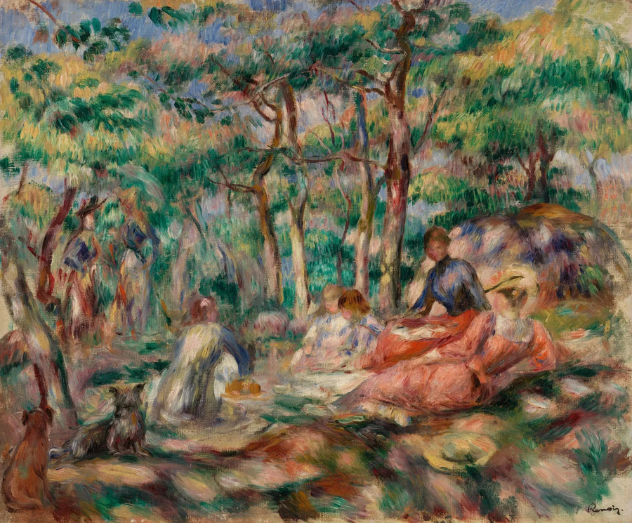 Picknick (Lunchen på gräset) - Pierre-Auguste Renoir