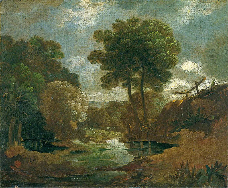 Pool i skogen - Thomas Gainsborough