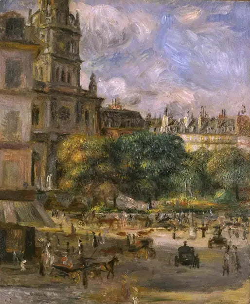 Trinitéplatsen, Paris - Pierre-Auguste Renoir