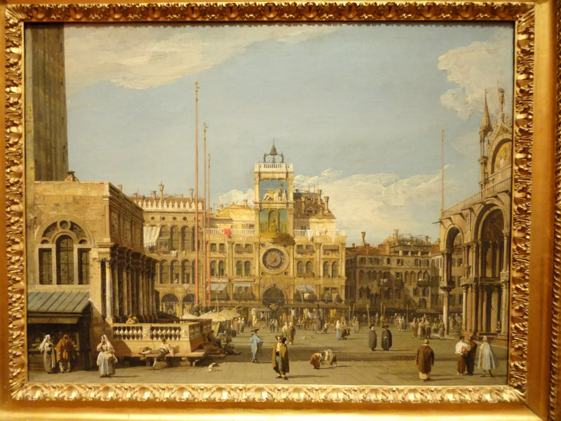 Plats Saint-Marc: klocktornet - Canaletto