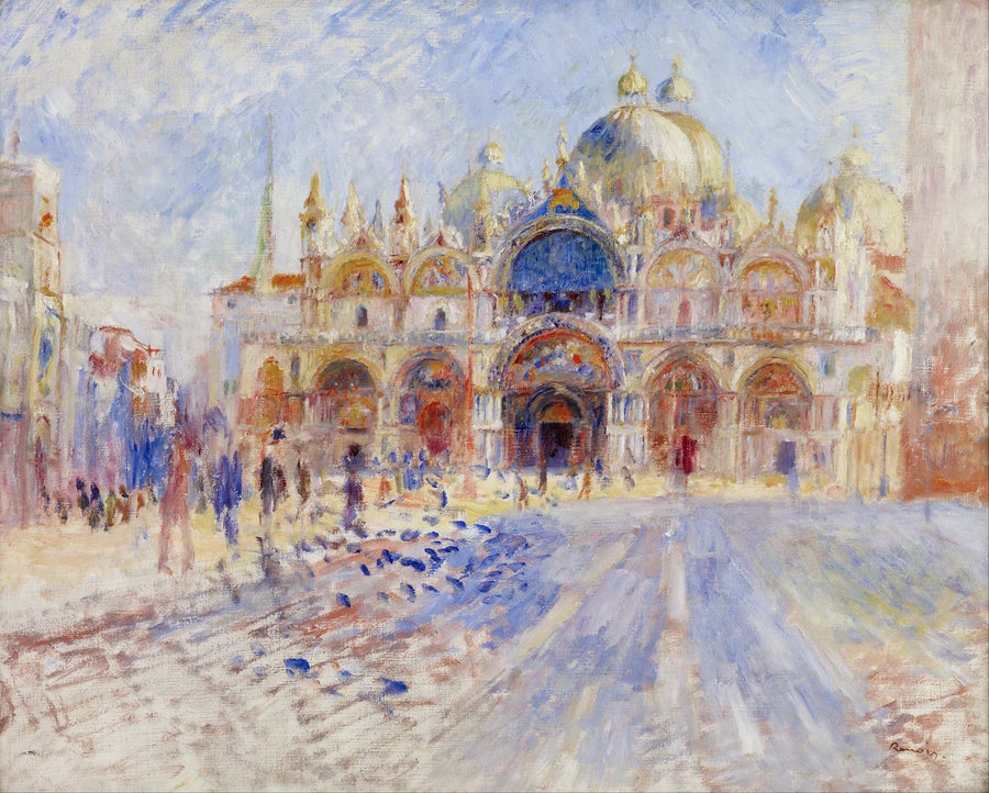 Markusplatsen, Venedig - Pierre-Auguste Renoir