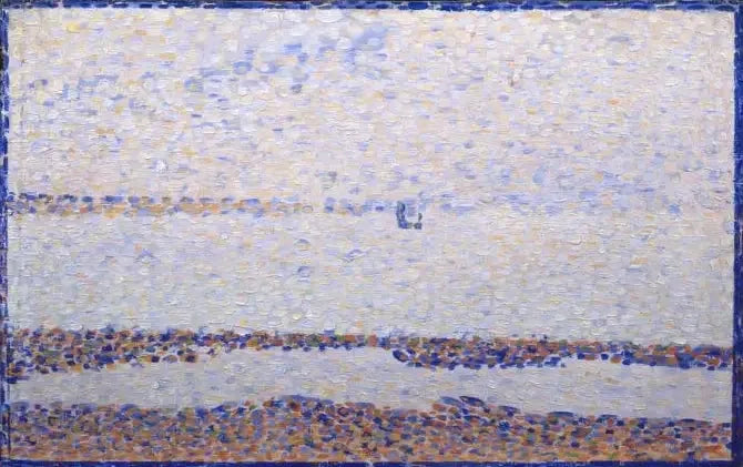 Gravelines-stranden - Georges Seurat