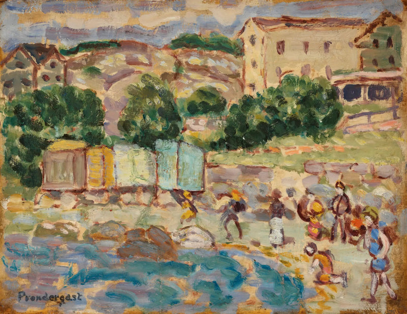 Strand och by - Maurice Prendergast
