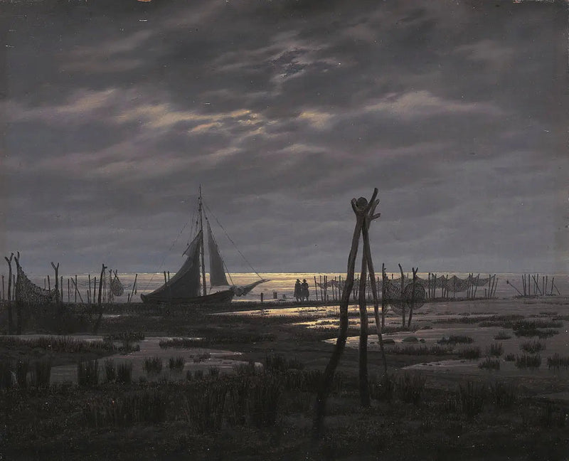 Sumpig strand - Caspar David Friedrich