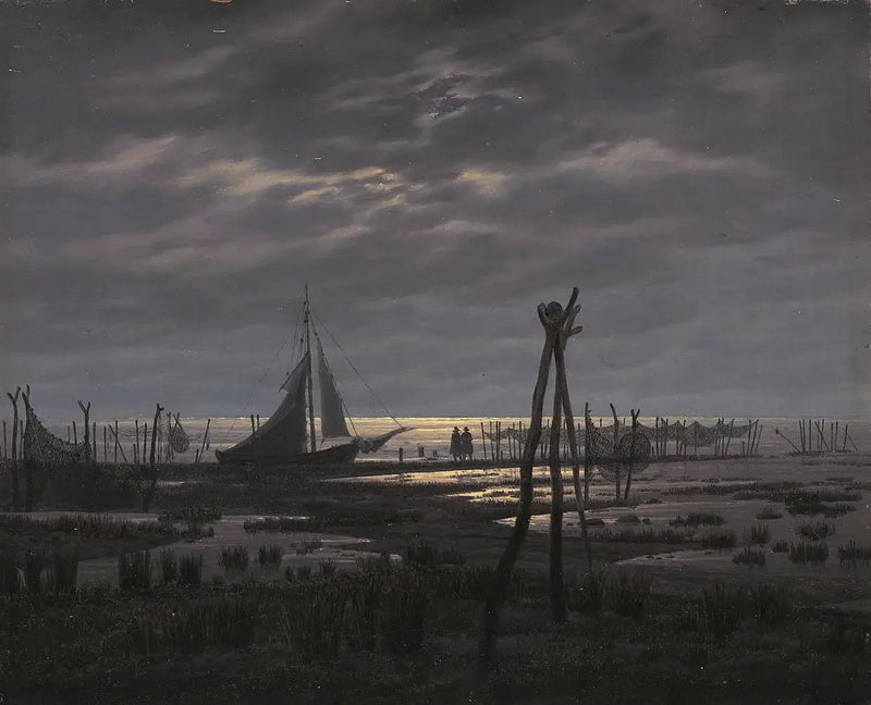 Sumpig strand - Caspar David Friedrich
