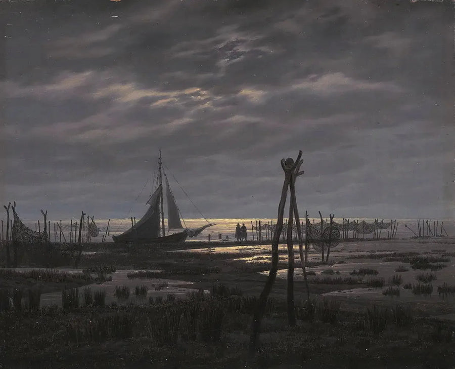 Sumpig strand - Caspar David Friedrich