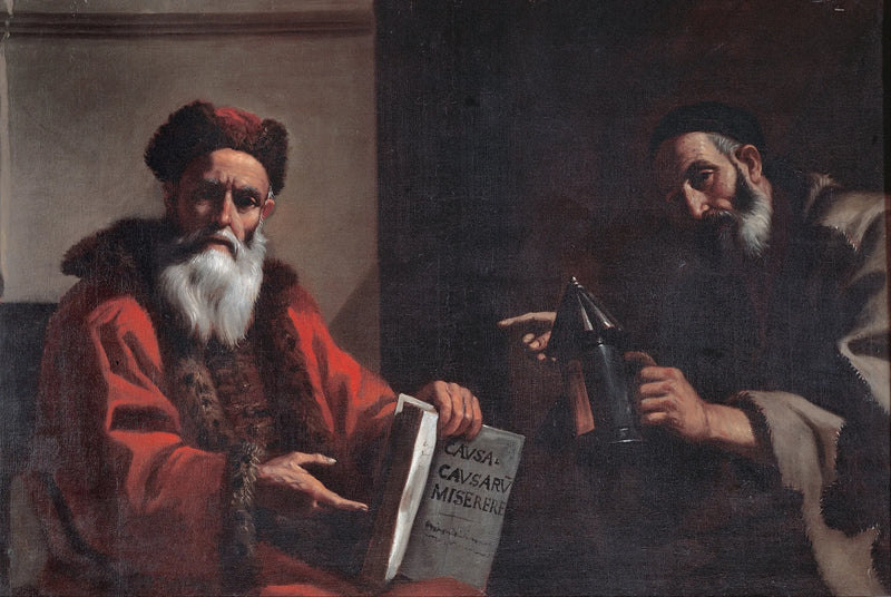 Platon och Diogenes - Mattia Preti