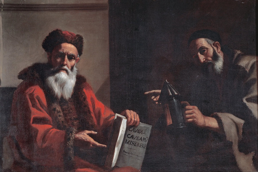 Platon och Diogenes - Mattia Preti