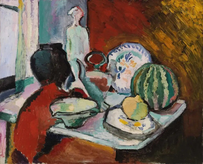 Plats och Melon (Tallrikar och melon) - Henri Matisse