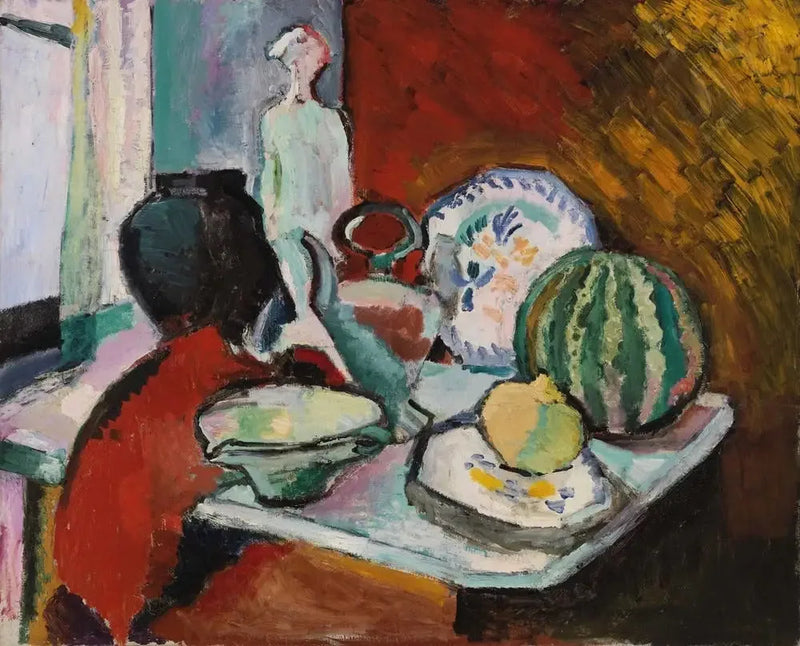 Plats och Melon (Tallrikar och melon) - Henri Matisse