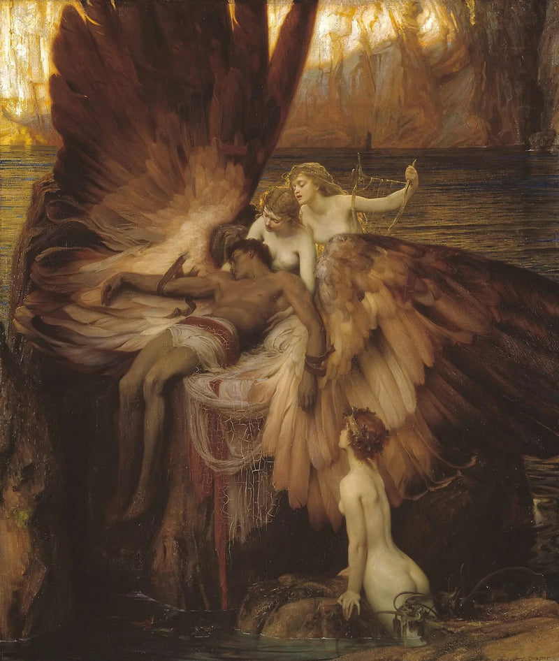 Tårar för Ikaros - Herbert Draper