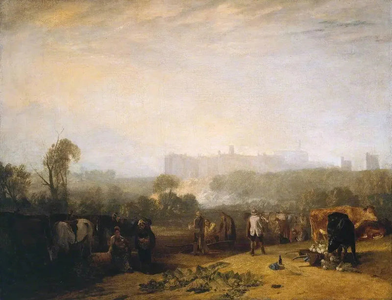 Plöjning av rovor, nära Slough (‘Windsor’) - J. M. W. Turner