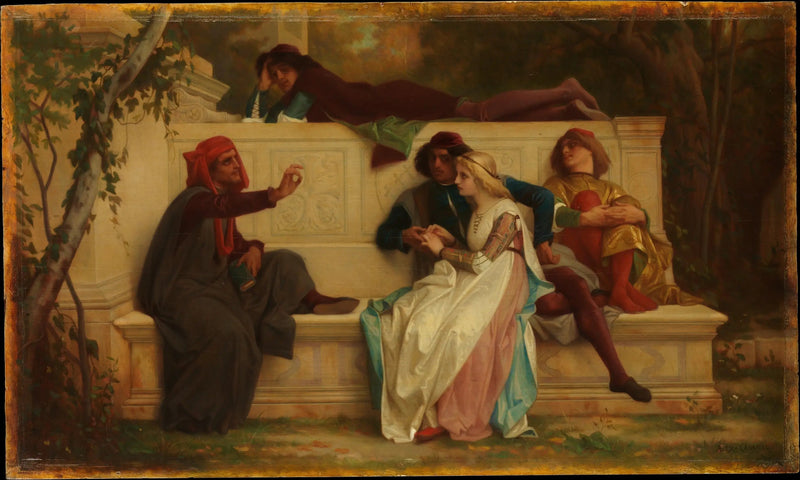 florentinsk poet - Alexandre Cabanel