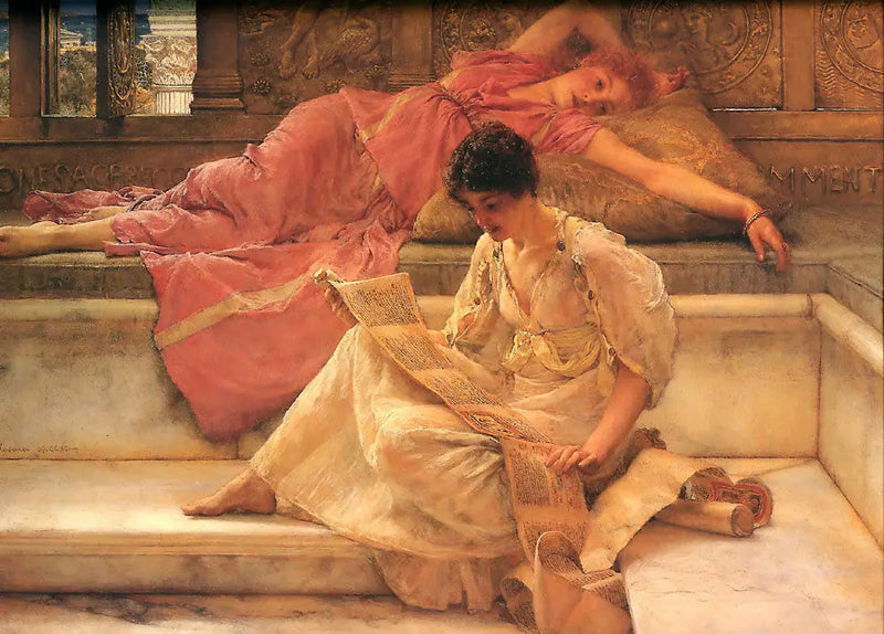 Föredragna poeten - Lawrence Alma-Tadema