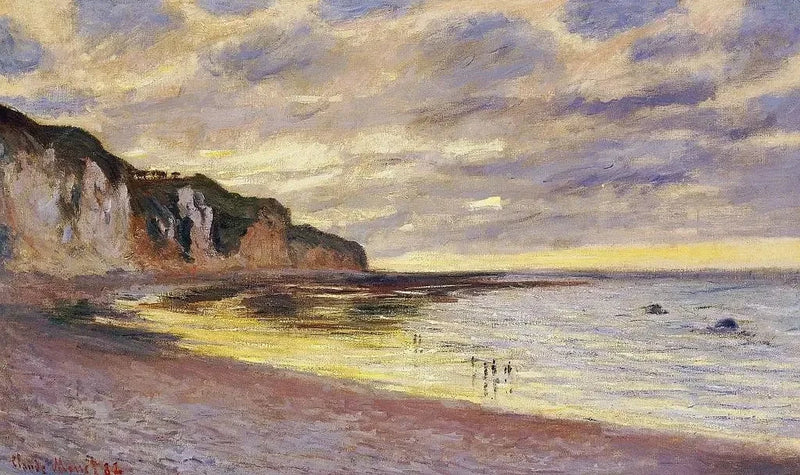 Pointe de l'Ailly, lågvatten W778 - Claude Monet