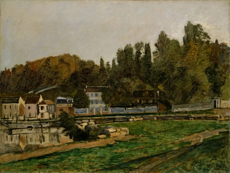 Vattenpunkter i Marly - Alfred Sisley
