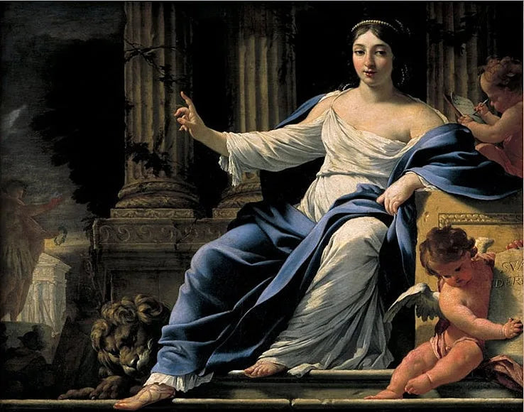 Polymnie, eloquensmuse - Simon Vouet