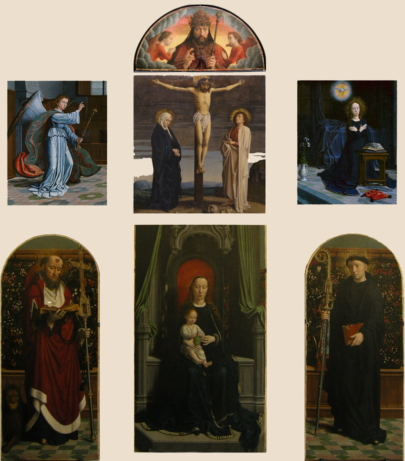 polyptyk av La Cervara - Gérard David