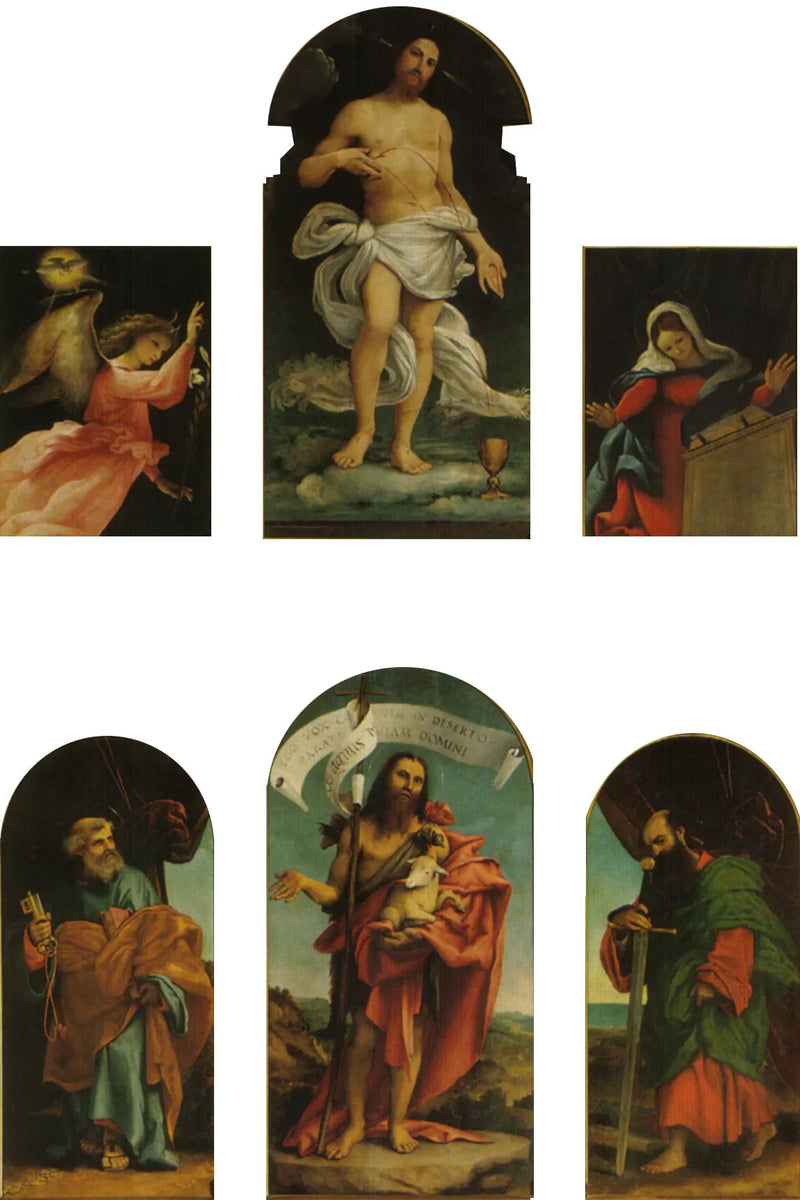 Polyptyk av Ponteranica - Lorenzo Lotto