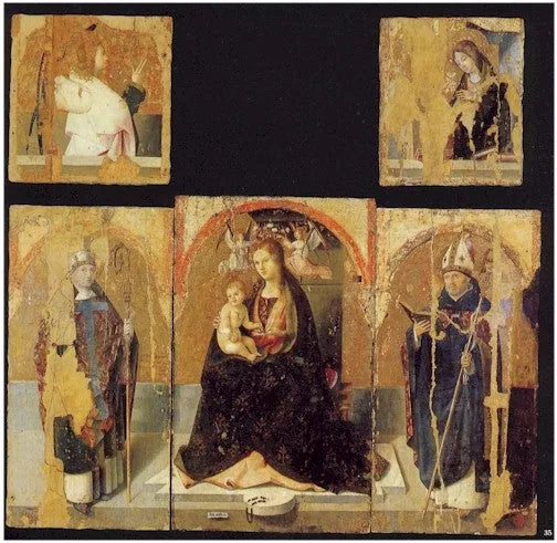Polyptyk av Saint Gregorius - Antonello de Messina