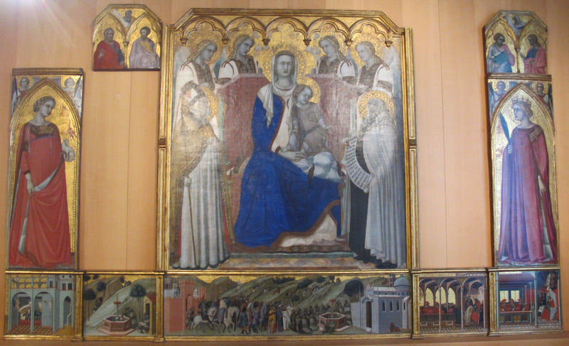 Polyptyk av Carmes - Pietro Lorenzetti