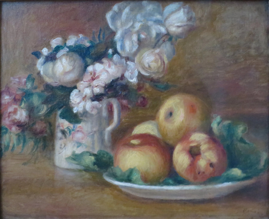 Äpplen och blommor - Pierre-Auguste Renoir