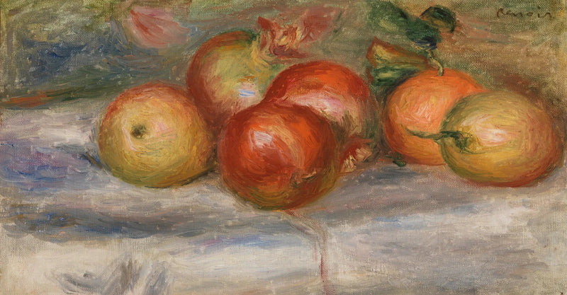 Äpplen, Apelsin och Citron (Äpplen, apelsiner och citroner) - Pierre-Auguste Renoir