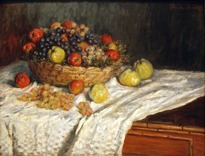Äpplen och vindruvor W545 - Claude Monet